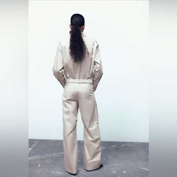 ZRA LONG JUMPSUIT WITH POCKETS - Picture 4 of 4